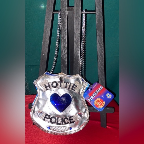🎃 Halloween “Hottie Police” Accessories Summons Book/Stockings/Gloves/Handbag - Picture 7 of 8
